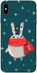 Чехол itsPrint Новорічний кролик для Apple iPhone X (5.8")