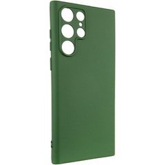 Чехол Silicone Cover Lakshmi Full Camera (A) для Samsung Galaxy S24 Ultra Зеленый / Dark green
