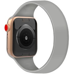 Ремінець Solo Loop для Apple watch 38mm/40mm 170mm (8) Сірий / Mist Blue