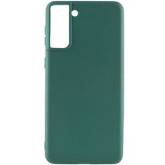 Силіконовий чохол Candy для Samsung Galaxy S21+ Зелений / Forest green