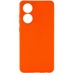 Силиконовый чехол Candy Full Camera для Oppo A78 4G Оранжевый / Orange