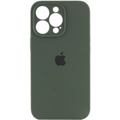Чохол Silicone Case Full Camera Protective (AA) для Apple iPhone 13 Pro (6.1") Зелений / Cyprus Green