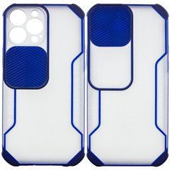 Чохол Camshield matte Ease TPU зі шторкою для Apple iPhone 13 Pro (6.1") Синій