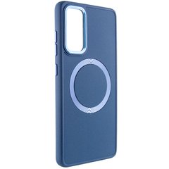 TPU чохол Bonbon Metal Style with MagSafe для Samsung Galaxy S24+ Синій / Cosmos Blue