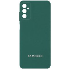 Чехол Silicone Cover Full Camera (AA) для Samsung Galaxy A04s Зеленый / Pine green
