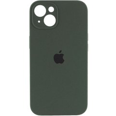 Чехол Silicone Case Full Camera Protective (AA) для Apple iPhone 14 (6.1") Зеленый / Cyprus Green