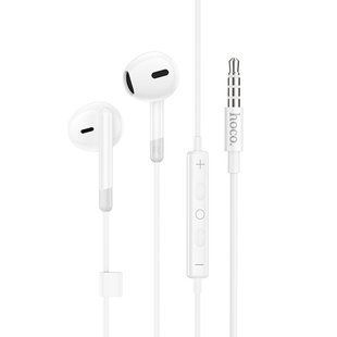 Стерео наушники Hoco M109 Pure joe (3.5mm/1.2m) White