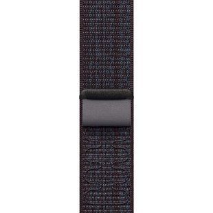Ремешок Nylon Sport Loop для Apple Watch 42(ser.1-3)/44/45/46/49mm Black / Blue