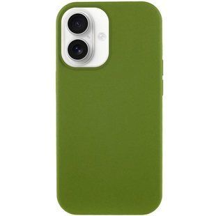 Чехол Silk Full Protective (AA) NO LOGO для Apple iPhone 16 Plus (6.7") Зеленый / Dark Olive