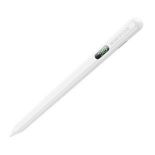 Уценка Стилус Borofone BG101 Active capacitive pen with digital display for iPad Вскрытая упаковка / White