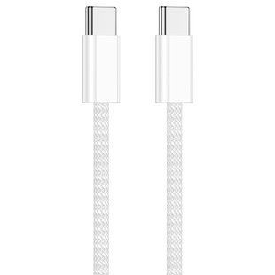 Уценка Дата кабель USB-C to USB-C FineWoven for Apple (AAA) (1m) (box) Вскрытая упаковка / White