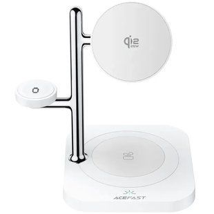 БЗУ Acefast E39 desktop 4in1 Qi2 32.5W White