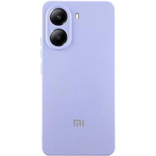 Чехол Silicone Cover Lakshmi Full Camera (AA) with logo для Xiaomi Poco X7 Pro Сиреневый / Dasheen