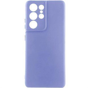 Чехол Silicone Cover Ummi Lakshmi Full Camera (AA) для Samsung Galaxy S22 Ultra Сиреневый / Dasheen