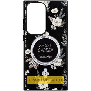 TPU+PC чехол Soft Secret Garden with MagFit для Samsung Galaxy S25 Black