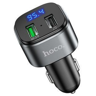 АЗУ FM модулятор Hoco E67 QC3.0 (2USB-A) Черный