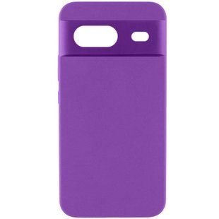 Чехол Silicone Cover Ummi Lakshmi Full Camera (AA) для Google Pixel 8a Фиолетовый / Purple