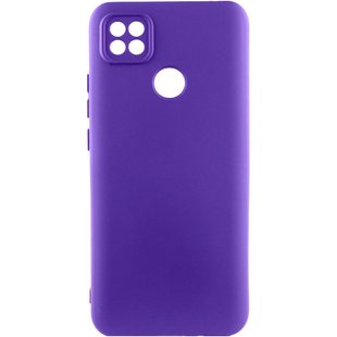 Чехол Silicone Cover Lakshmi Full Camera (AA) для Oppo A15s / A15 Синий / Iris