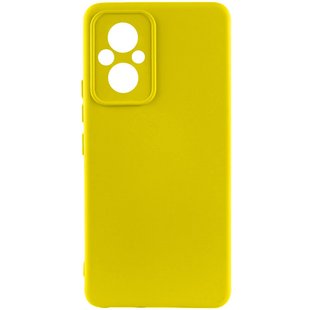 Чехол Silicone Cover Lakshmi Full Camera (A) для Xiaomi Poco M5 Желтый / Flash