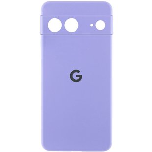 Чехол Silicone Cover Lakshmi Full Camera (AAA) with Logo для Google Pixel 8 Сиреневый / Dasheen