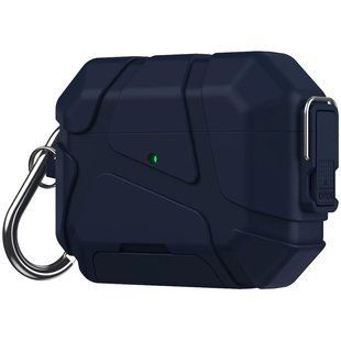 Уценка Ударопрочный футляр Titan Armor для наушников Airpods 4 Поврежденная упаковка / Midnight Blue