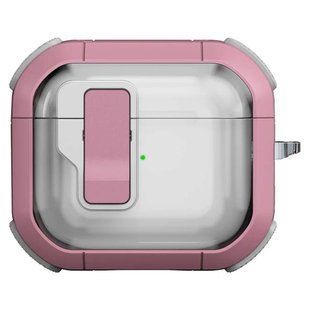 Футляр протиударний Locking Button для навушників Airpods 3 Pink