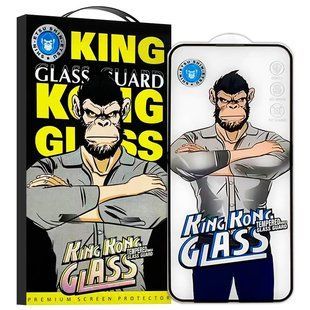 Защитное 2.5D стекло King Kong HD для Apple iPhone 14 Pro Max / 15 Plus (6.7") Черный