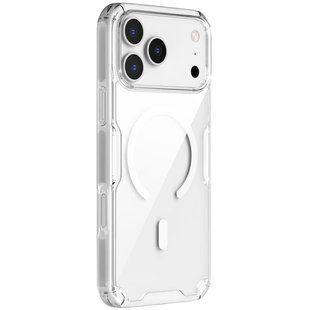 TPU чехол Nillkin Nature Pro Magnetic для Apple iPhone 17 Pro Max (6.9") Бесцветный (прозрачный)