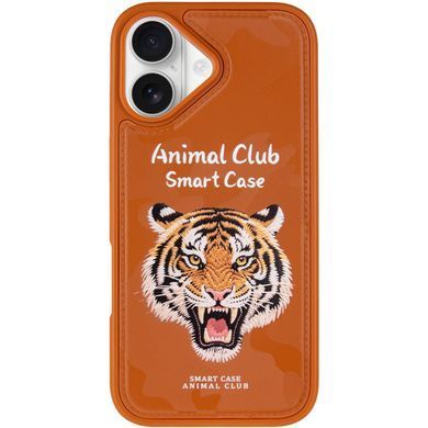 TPU+PC чохол Animal Club для Apple iPhone 17 (6.3") Chocolate Brown