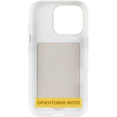 Чехол PC Textile Hybrid with Magnetic Fit для Apple iPhone 15 Pro Max (6.7") White / Green