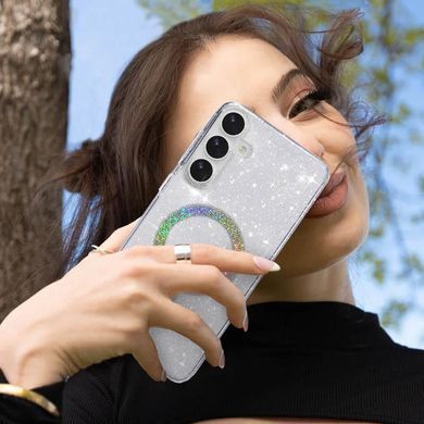 Чехол TPU Eclipse Sparkle (MagFit) для Samsung Galaxy S26 Clear