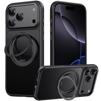 Чехол Ummi Stylish with MagSafe Ring для Apple iPhone 17 Pro / 18 Pro (6.3") Black