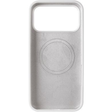 Чехол Silk Duo Color (AA) NO LOGO with Magnetic Fit для Apple iPhone 17 Pro (6.3") White
