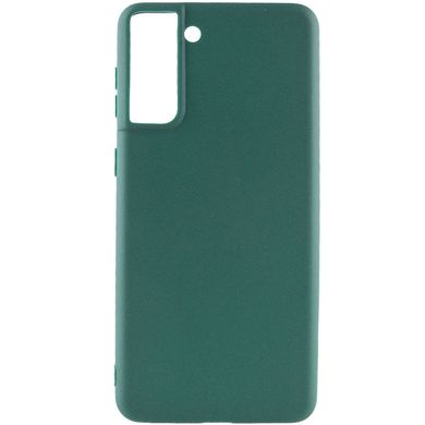Силиконовый чехол Candy для Samsung Galaxy S21+ Зеленый / Forest green
