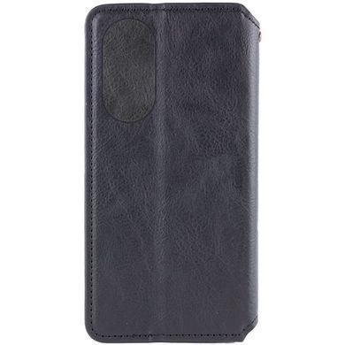 Кожаный чехол-книжка GETMAN Cubic (PU) для Oppo A98 Черный