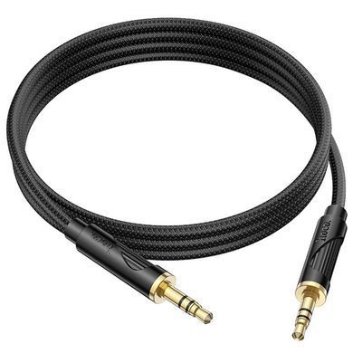 Аудіо кабель Aux Hoco UPA30 Friend (1m) Black