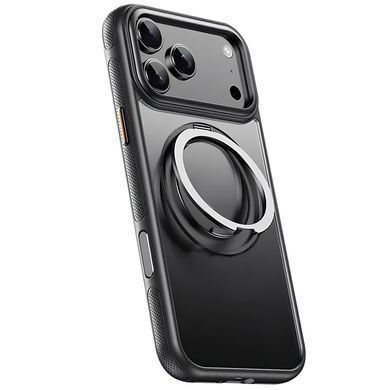 Чехол Ummi Stylish with MagSafe Ring для Apple iPhone 17 Pro / 18 Pro (6.3") Black