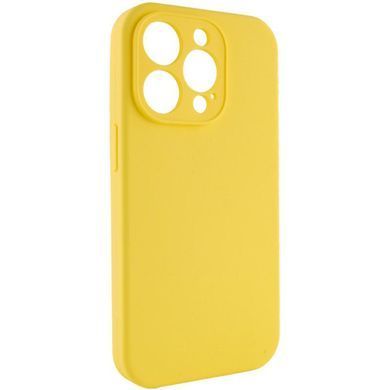 Чохол Silk Full Camera Protective (AA) NO LOGO для Apple iPhone 14 Pro Max (6.7") Жовтий / Yellow