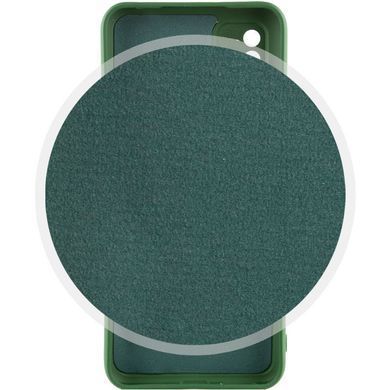 Чехол TPU GETMAN Liquid Silk Full Camera для Xiaomi Redmi A1 / A2 Зеленый / Dark green