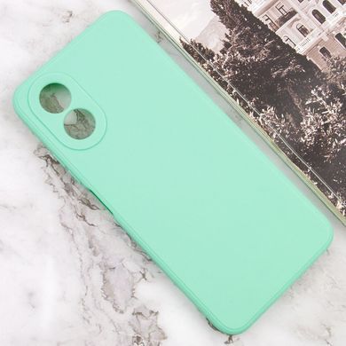 Силиконовый чехол Candy Full Camera для Oppo A38 / A18 Зеленый / Menthol