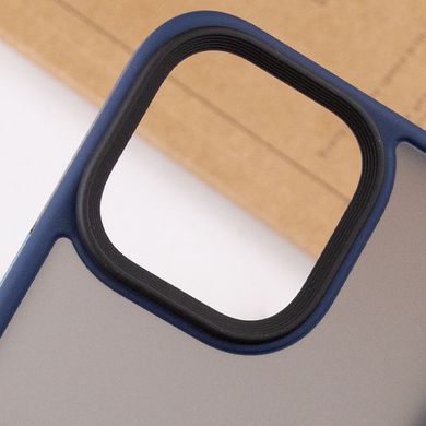 TPU+PC чохол Metal Buttons для Apple iPhone 13 Pro (6.1") Синій