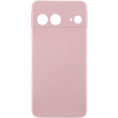 Чехол Silicone Cover Lakshmi Full Camera (AAA) для Google Pixel 7a Розовый / Pink Sand