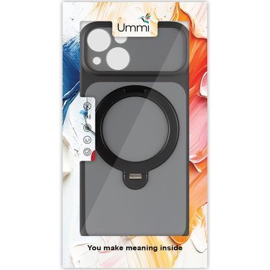 Чохол Ummi Full Camera with Magnetic Fit HQ Ring для Apple iPhone 15 (6.1") Black