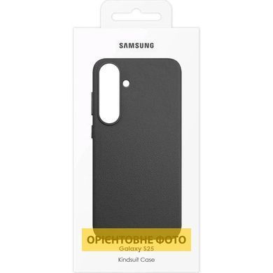 Кожаный чехол Leather Case (AAA) для Samsung Galaxy S25 Edge Black