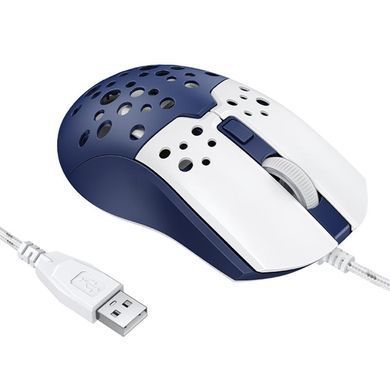 Миша дротова Hoco GM51 Sky Luminous White / Blue