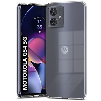 TPU чехол Epic Transparent 1,5mm для Motorola Moto G54 Бесцветный (прозрачный)
