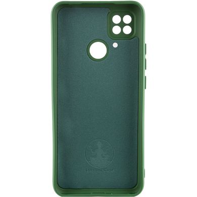 Чохол Silicone Cover Lakshmi Full Camera (A) для Xiaomi Poco C40 Зелений / Dark green