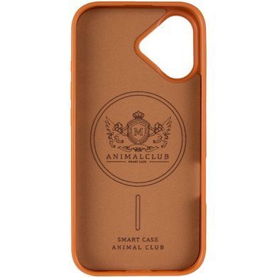 TPU+PC чохол Animal Club для Apple iPhone 17 (6.3") Chocolate Brown
