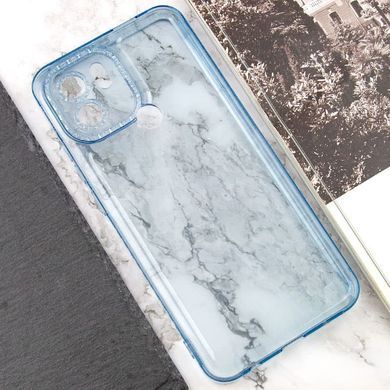 Чехол TPU Starfall Clear для Xiaomi Poco C51 Голубой