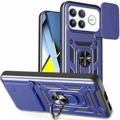 Чехол Ummi Camshield Serge Ring для Xiaomi Poco F8 Ultra Синий / Navy